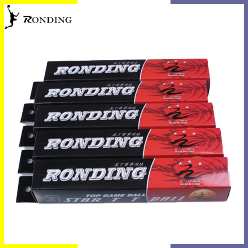 Factory direct celluloid 6 boxed yellow and white training and competition venues new materials resistant to table tennis