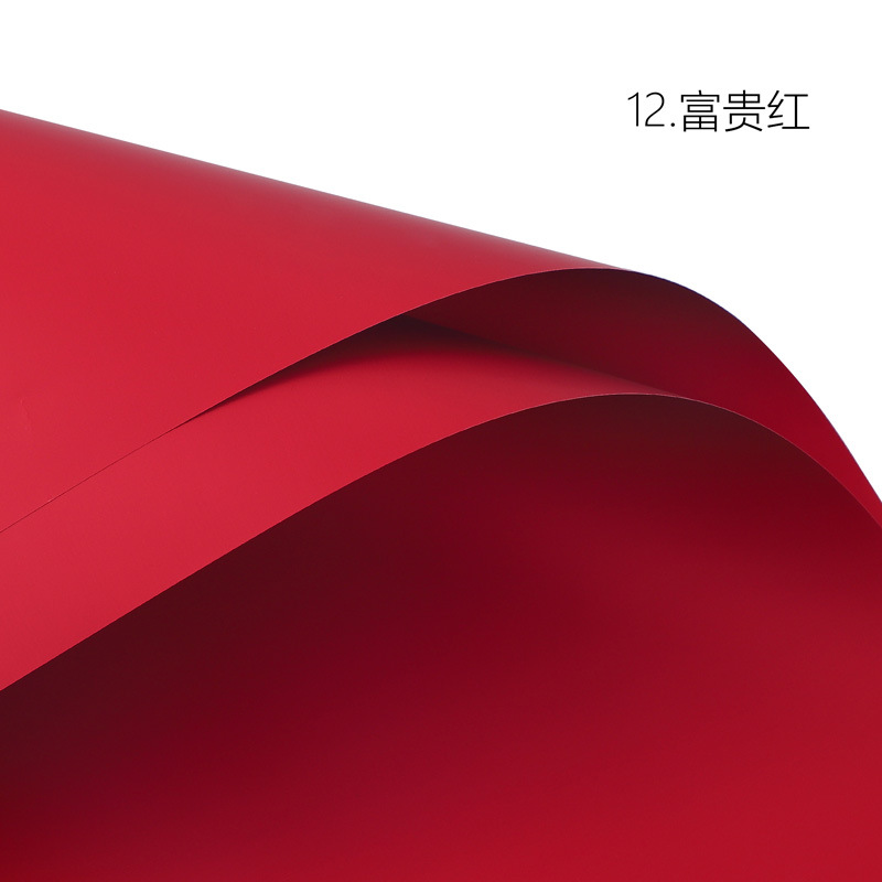 Papel de embalaje de flores de alta calidad al por mayor Papel Ouya impermeable de dos colores al por mayor Fabricante de papel de flores de bolsa de regalo hecho a mano creativo