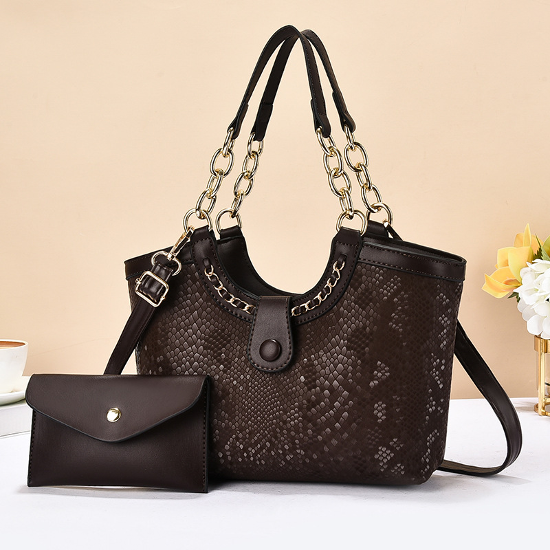 Bolso de dos piezas de verano 2025, nuevo bolso de moda, bolso de hombro casual de moda Handbag