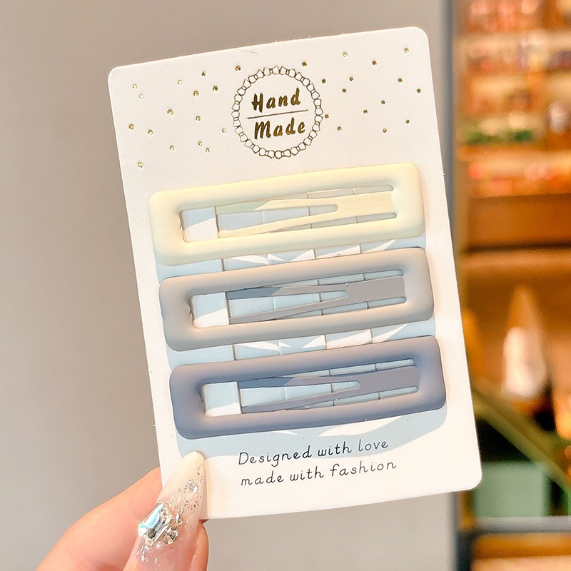 Coreano frisa cabello rotura BB clips tocado clips de cabello frontal lateral clips de cabello detrás de la cabeza clips de cabello