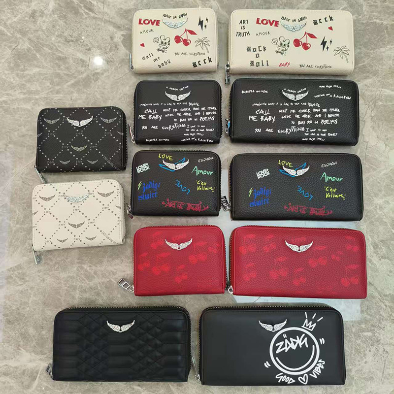 ZV bolsos de mujer de diamantes en caliente transfronterizos bolsos de cadena metálica bolsos tarjetas de cartera bolsos de mano largos bolsos de cambio monedero integrado