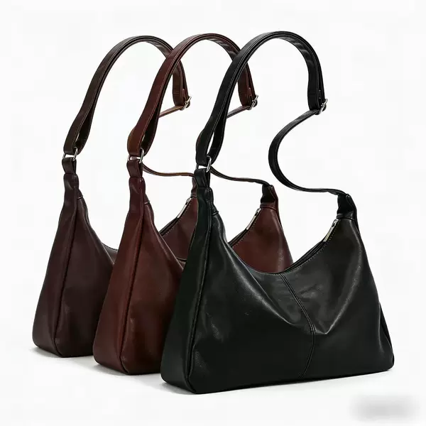 New Meilade Crossbody Handbag with Soft Texture, Large Capacity Tote Bag, Vintage Versatile Women's Bag, Crossbody Bag