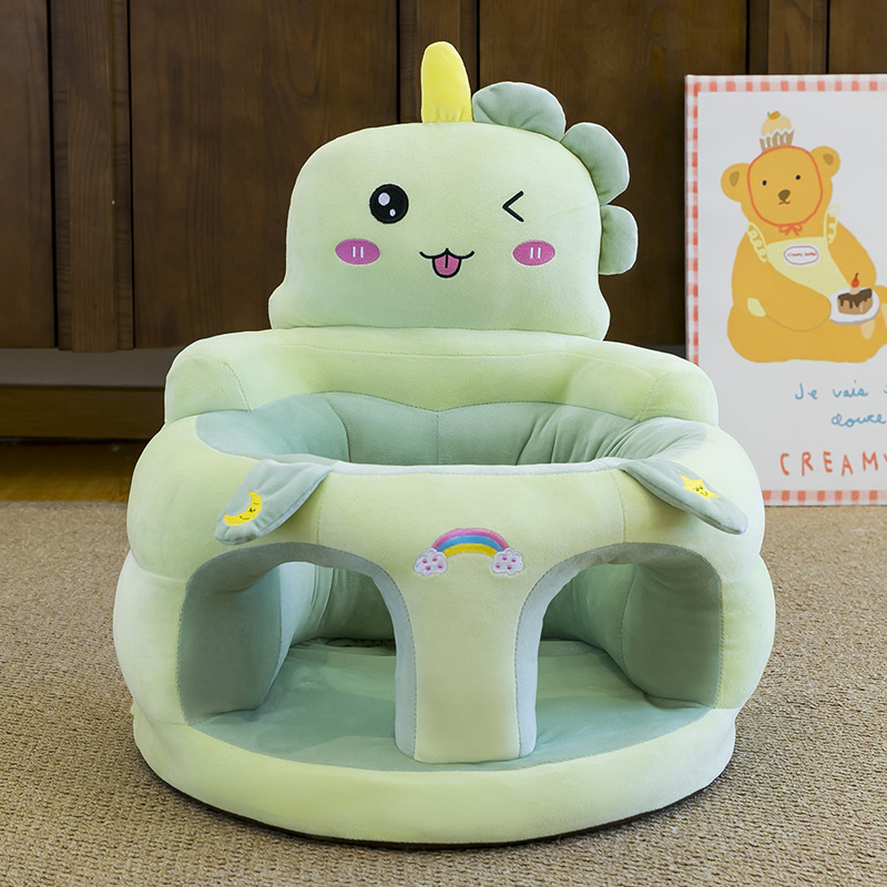 幼児がソファに座ることを学ぶための国境を越えた赤ちゃん、背骨を傷つけず、転倒を防ぐ背もたれを高め、幼児が座ったり立ったりできるぬいぐるみシートスツールの発送|undefined