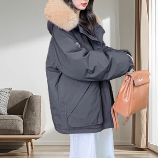 Down Jacket Women's New Winter Duck down Fashion High-End Pinghu Fashion Jacket Wholesale