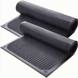 PVC双条纹地垫加厚除尘家用商用防滑脚垫耐磨耐脏易清洁吸水地毯