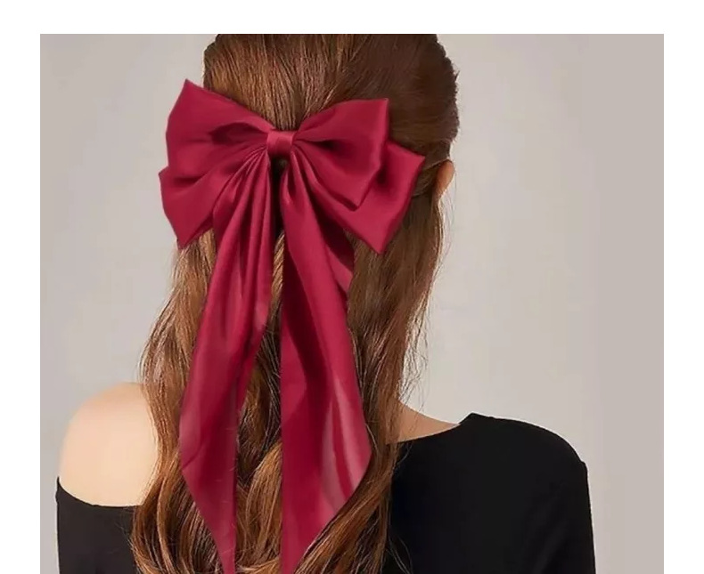 Fashion Bow Knot Cloth Hair Clip 1 Piece display picture 3