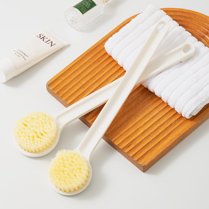 お風呂用品、背中こすりタオル、大人用バスブラシ、お風呂用品、バスブラシ、泥こすり、長柄柔らか毛バスボール|undefined