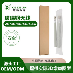 N Male 2.4G Full Band Outdoor FiberGlass Antenna Omnidirectional Outdoor Base Station Gateway Antenna Waterproof Antenna