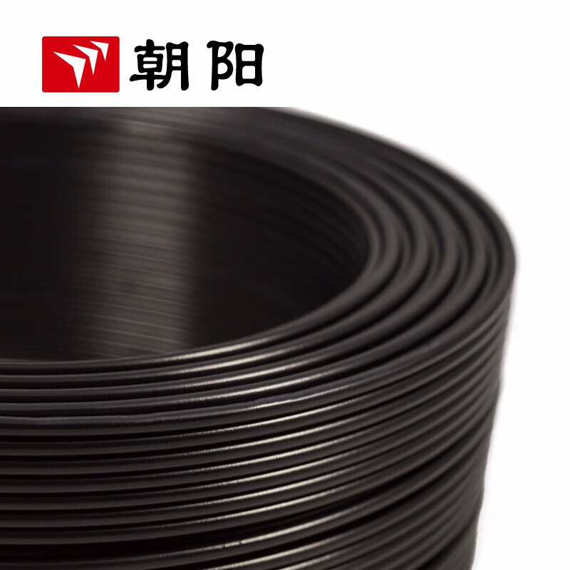 Cable eléctrico Chaoyang ZB-RVV cable de alimentación cable de chaqueta negra estándar nacional ignífugo 2 núcleos 1.550 metros cuadrados