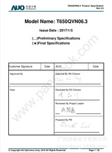 T650QVN06.3ԭbAUO65Һ@ʾ