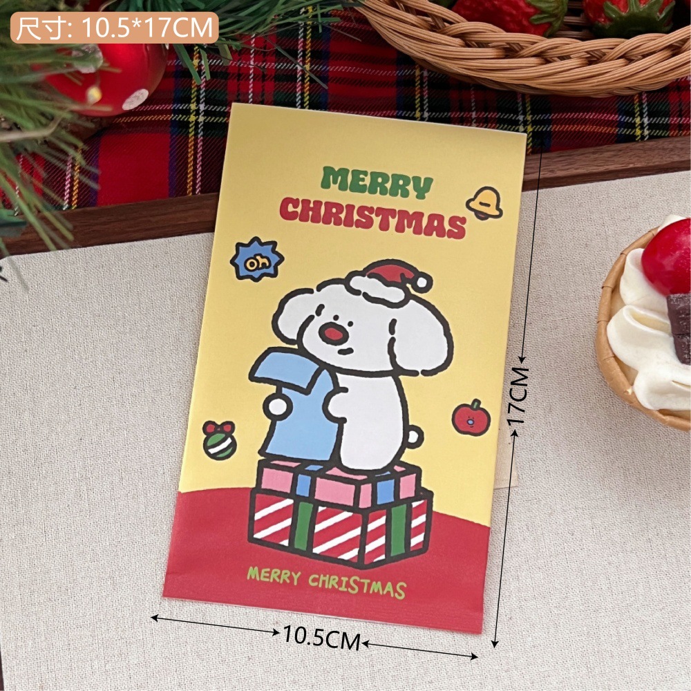 Tengyi original de Navidad bolsa de película de papel de Navidad bolsas de regalo bolsas de bocadillos horneado bolsas de embalaje selladas bolsa de almacenamiento lote