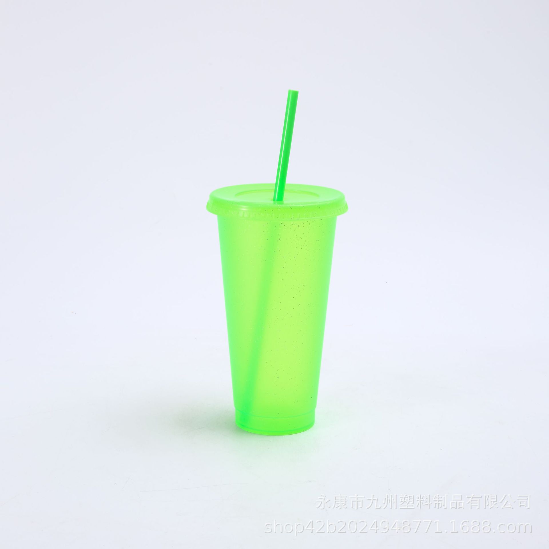 Taza de lentejuelas de brillo de papá estrella caliente transfronteriza de gran capacidad pp taza de pajita de plástico taza de agua de moda al por mayor