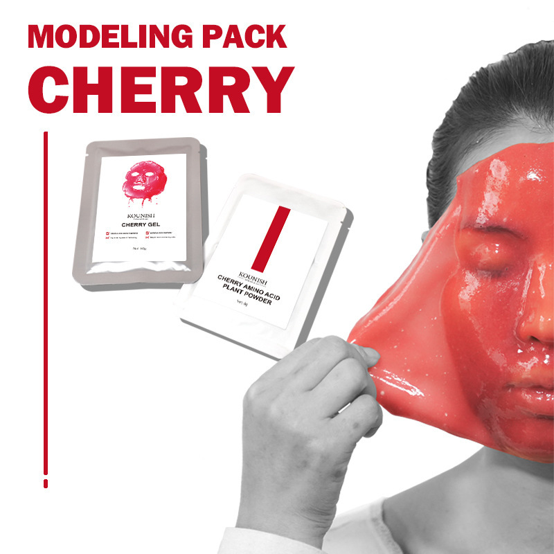 Beauty Salon Special Cherry Jelly Gel Soft Mask Powder Hydrating, Brightening, Cleaning and Shrinking Pores Smear Mask