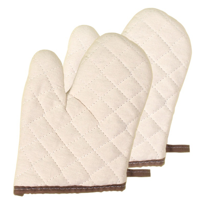 Pooh hornear blanco aislamiento térmico guantes anti-escaldado horno de microondas herramientas de cocina resistente al calor Horno de vapor guantes de aislamiento térmico