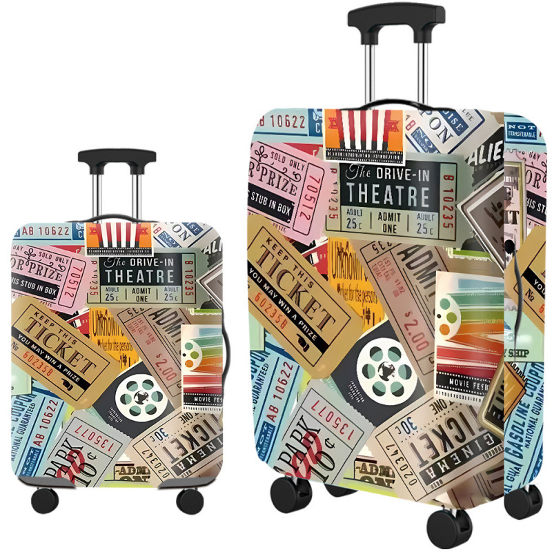 Cubierta protectora de maleta personalizada cubierta de polvo Amazon explosiva cubierta de maleta de trolley transfronteriza cubierta protectora de maleta image 17