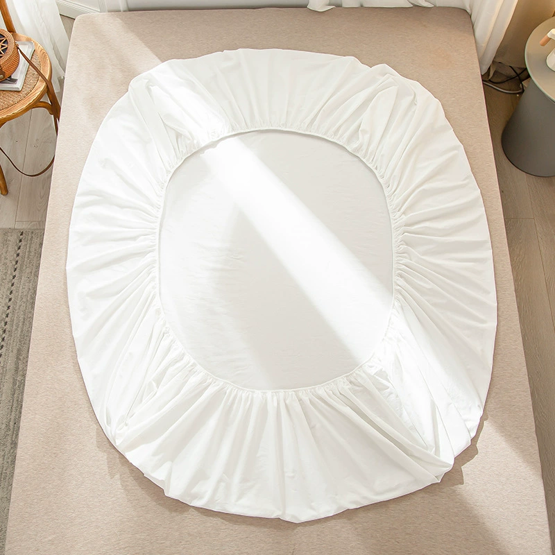 White sheet, bedspread, non-slip protective case, dust cover, 1.2m