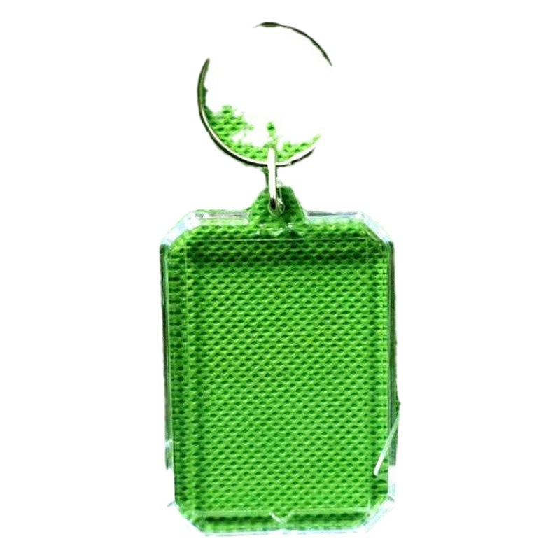 Big Square 52mm square keychain cute chilkawa stickers diy empty shell acrylic studio photo hanging