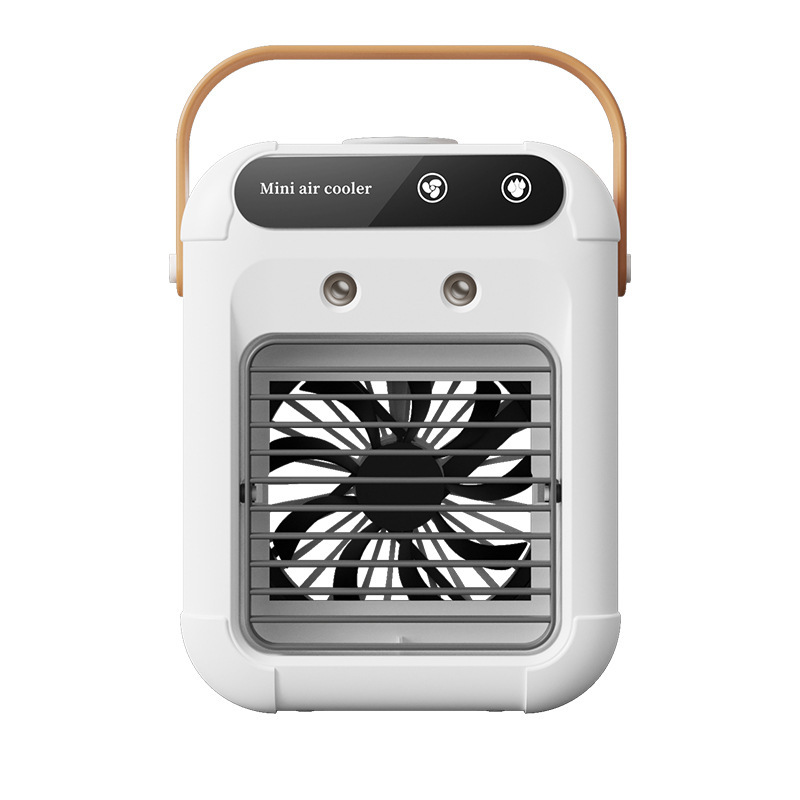 Cross-border household air conditioning fan small portable air conditioning fan dormitory spray cooler humidification desktop small fan 5