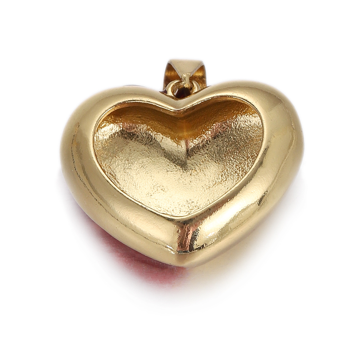 5g Weight Pendant, Chain Jewelry Making Type Copper Chain Material 1 Piece Quantity Holiday, Daily Occasion Copper Material Portrait, Heart Shape Pattern Unisex Gender Plating Design Retro, Simple Style Style 1 Piece Copper Portrait Heart Shape Pendant Chain 20