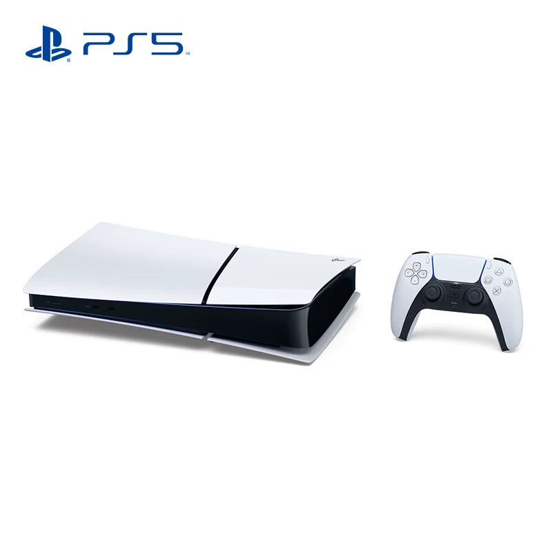 Игровая консоль (Sony PS5 Slim Digital Edition) тонкая и лёгкая, цифровая версия, компактный дизайн