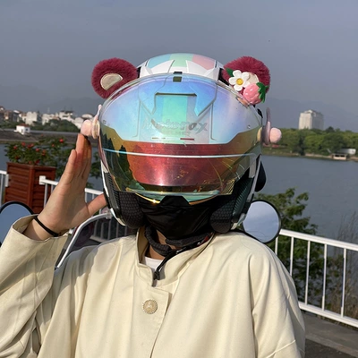Motosiklet dəbilqələri Rider Battery Car Helmet Accessories