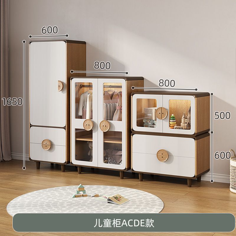 儿童衣柜收纳柜子组合家用现代简约卧室宝宝收纳架童趣储物柜|undefined