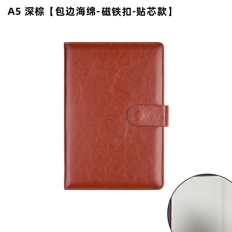 A5 다크브라운 [버팔로 패턴 엣지버클]