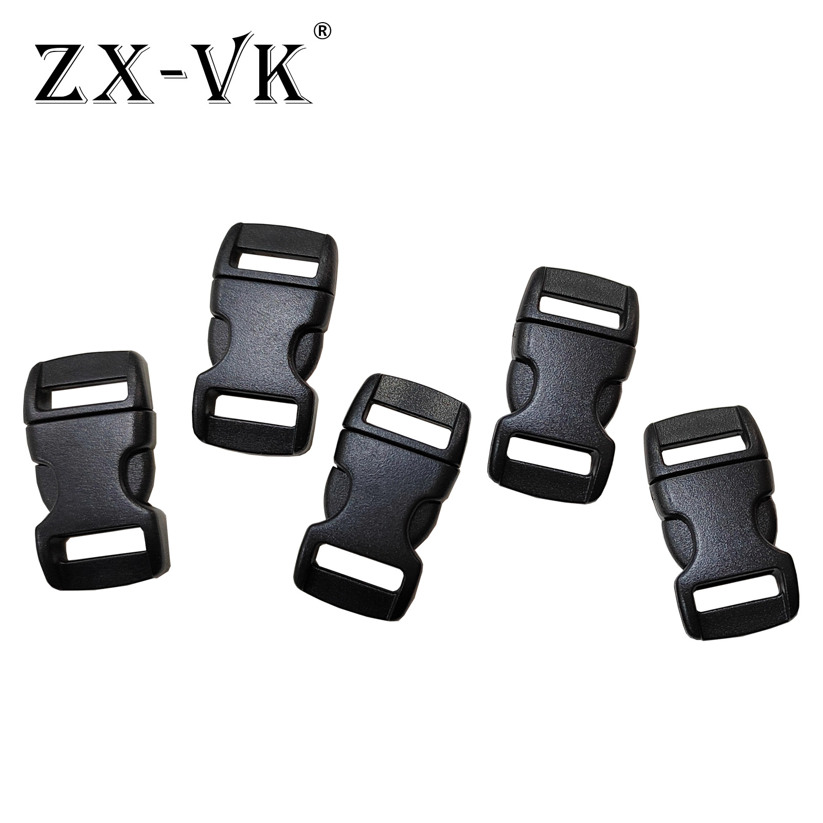 En stock al por mayor 10mm accesorios de equipaje hebilla de plástico mochila de plástico hebilla niño y madre tarjeta hebilla Correa hebilla ajustable hebilla image 3