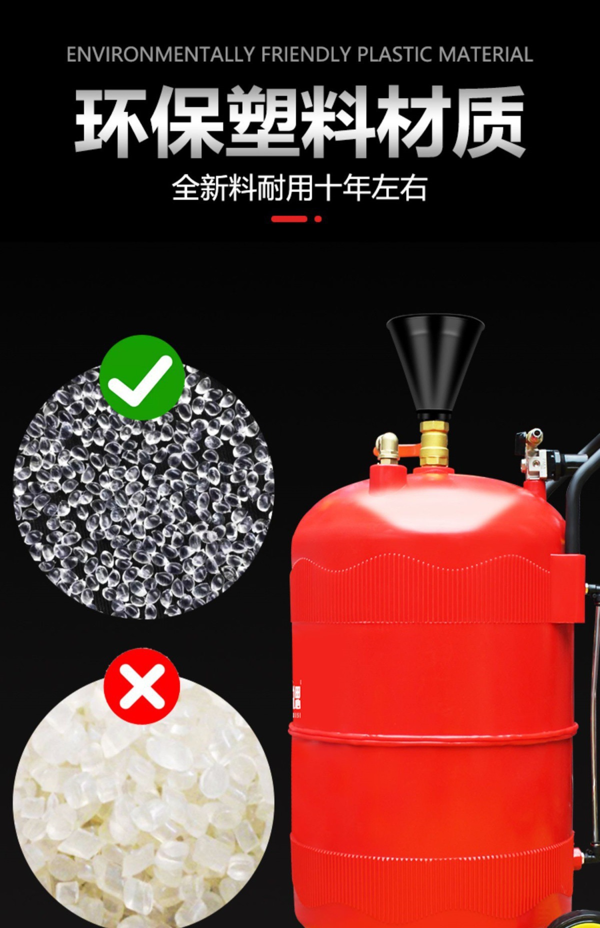 Car Wash Single Tube Foam Machine High Pressure Thickeneded Explosion-Proof Plastic Foam Bucket Water Wax Machine Car Wash Beauty Shop Car Wash Equipment