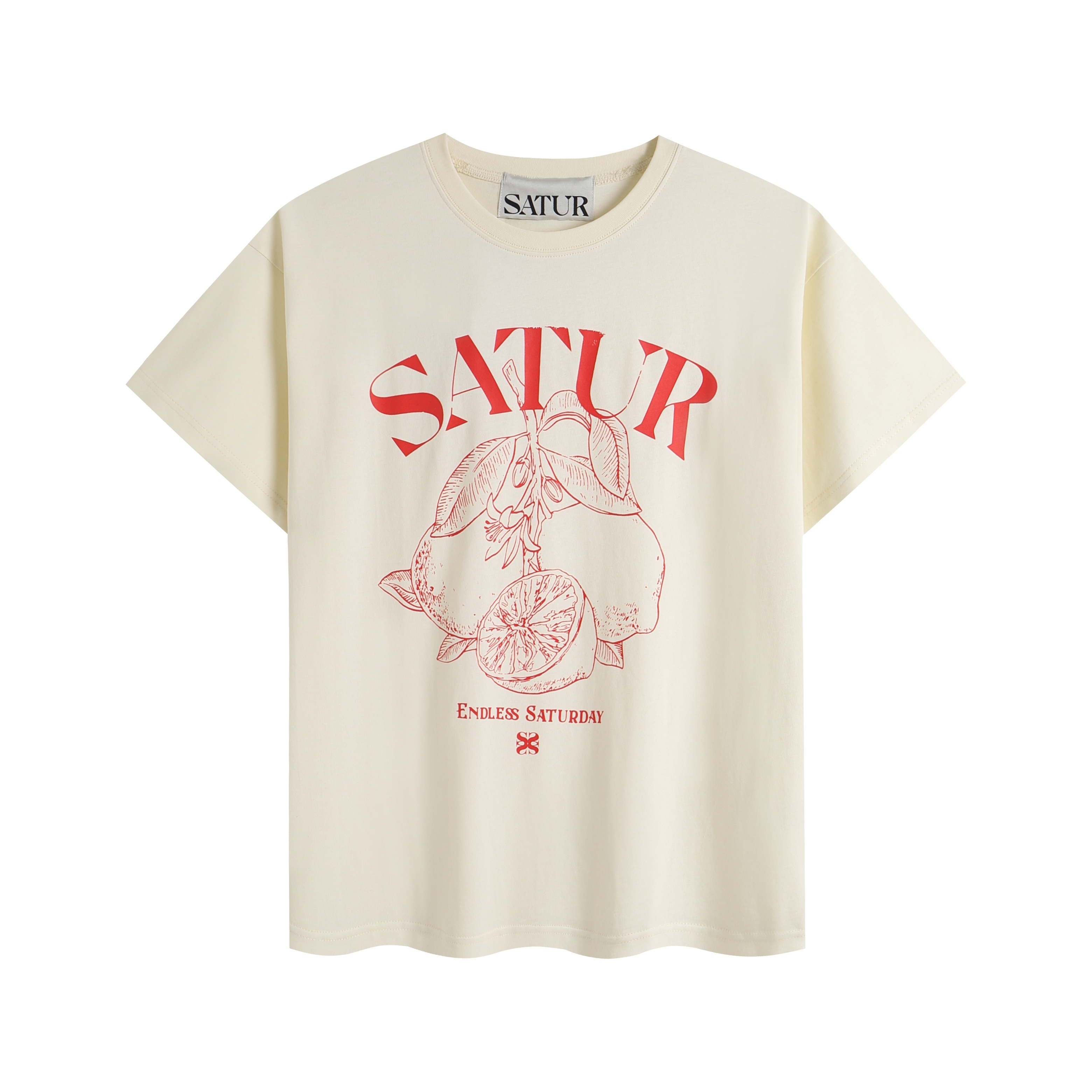 Satur lemon short sleeve cream