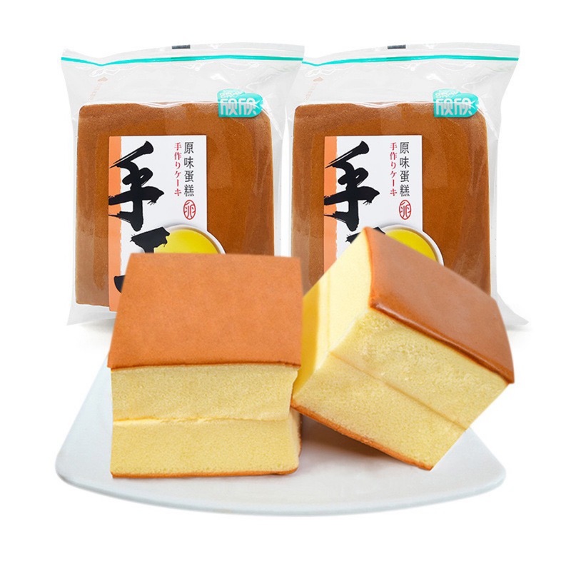 Shin Shin Handmade Cake Original Matcha Tea Student Children's Breakfast Baking Cake Heart Substitute Bread Whole Box Snacks