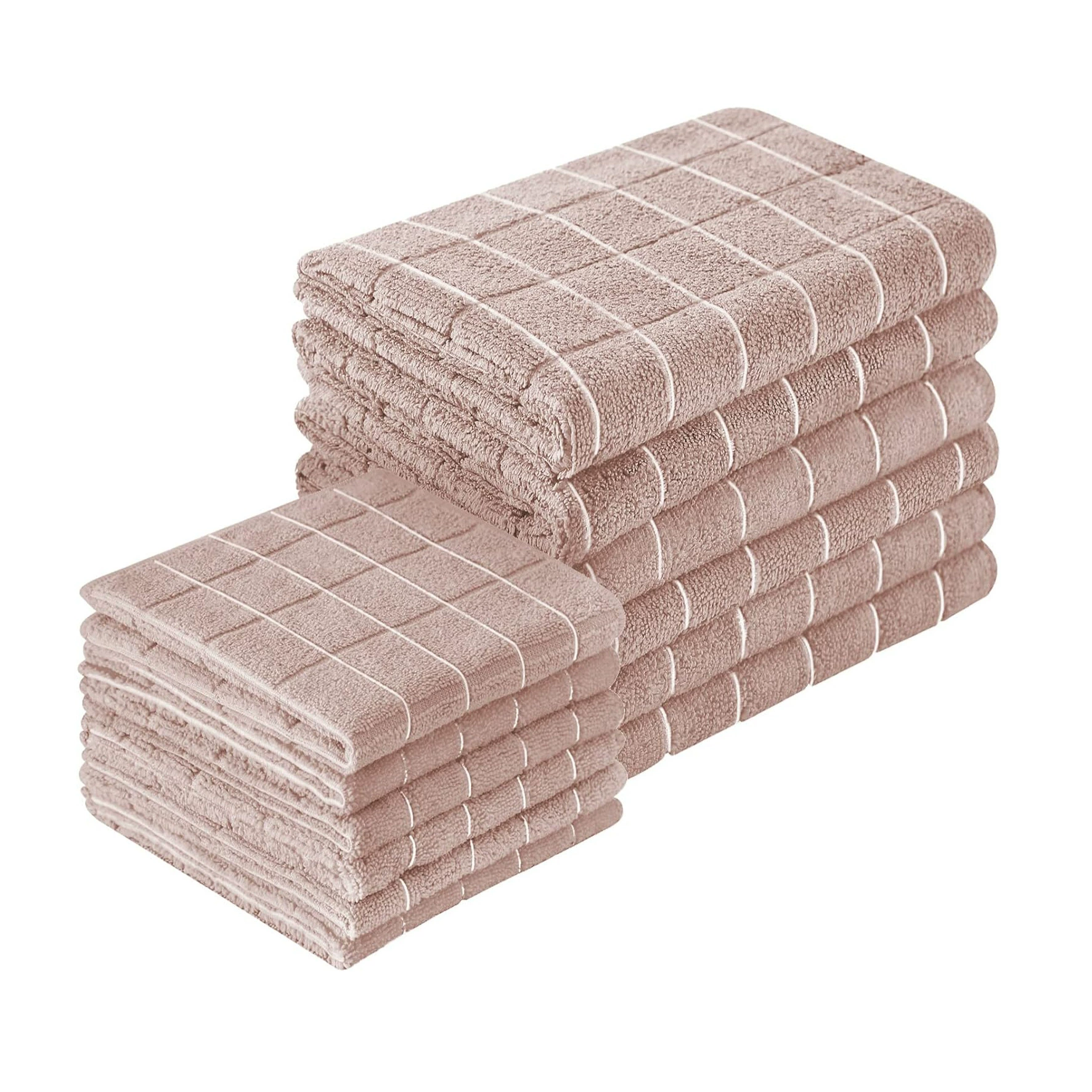 Non-stick, lint-free kitchen dishcloth, thickened, super-absorbent dishcloth, tablecloth, hand towel EE18