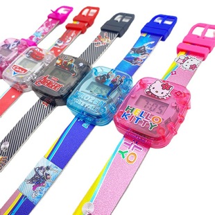 Autumn 2021 Chi Yi square dial children's watch Boys Girls kindergarten display time electronic watch