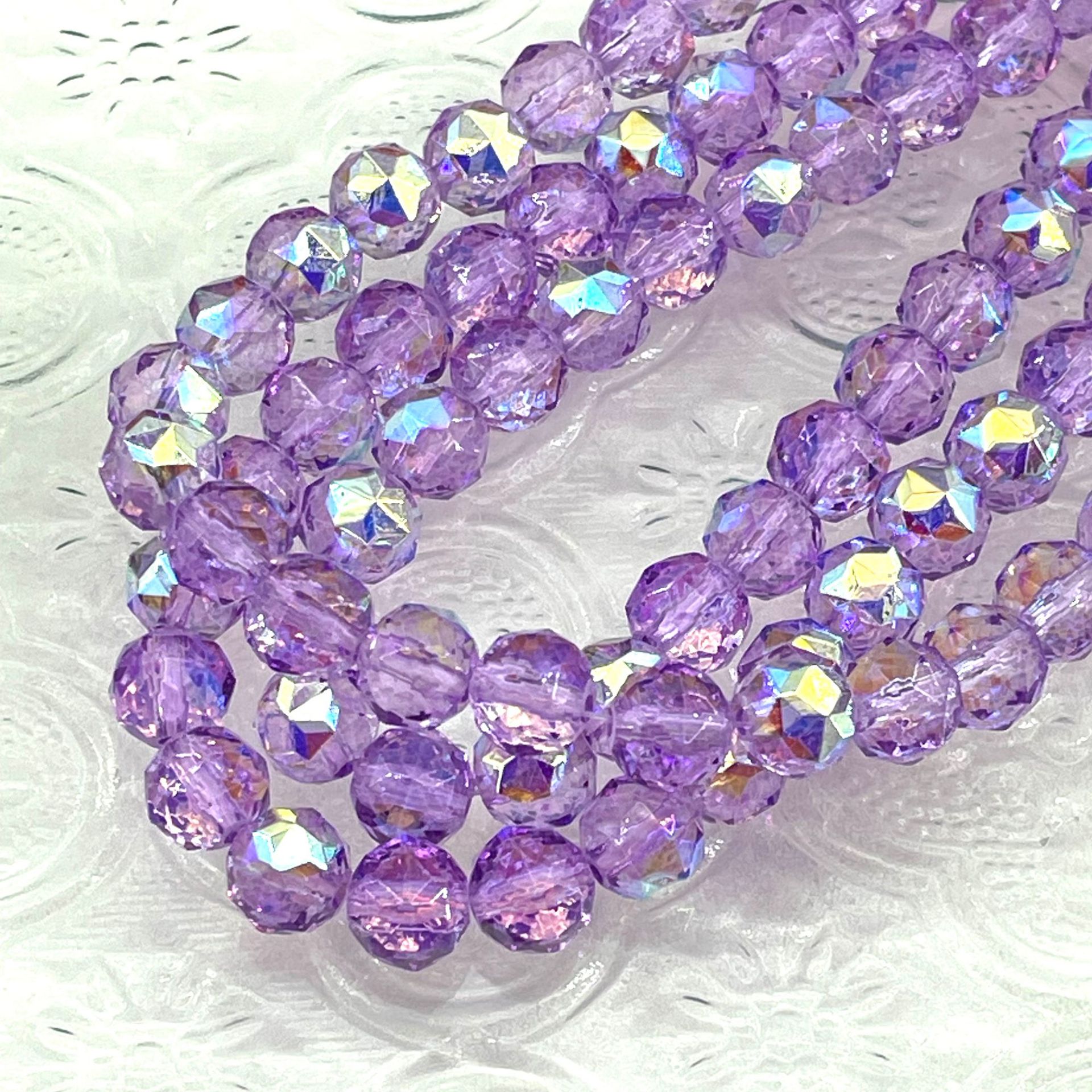 Bola de flores de 8mm Jingjing K9 cuentas sueltas de cristal 64 superficies cortadas con cuentas Accesorios de joyería hechos a mano de bricolaje Pulsera Collar lote suelto image 47