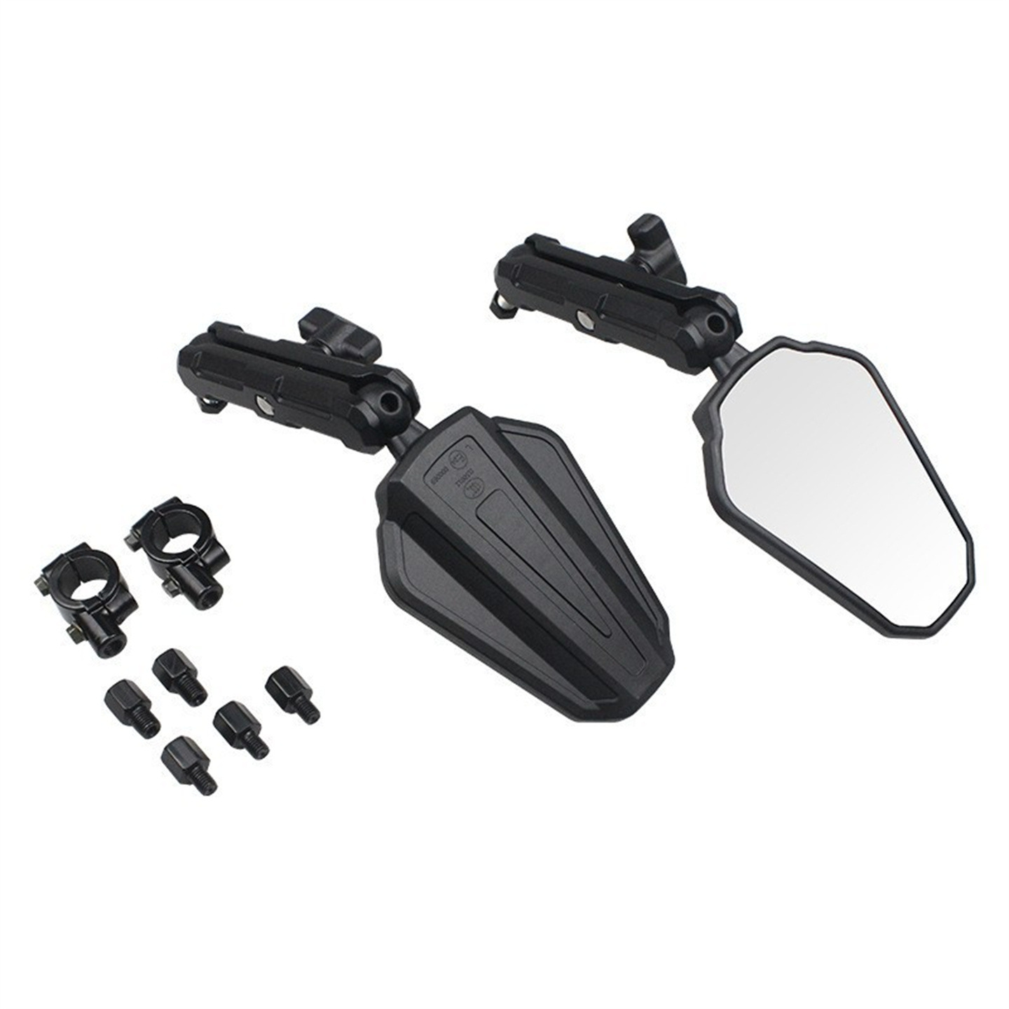 Motorcycle Rearview Mirror Suitable for Saike Long Rx Universal Dl250 Off-Road Adv Motorcycle Folding Modified Reflector
