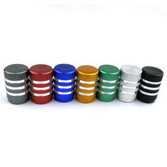 Colorful Car Tires Aluminum Color Valve Nipple Covers Sedan Metal Valve Nipple Covers Valve Nipple Muffler