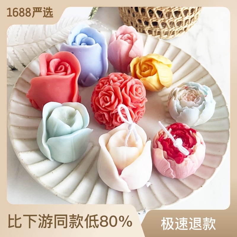 Three dimensional aromatherapy contains rose