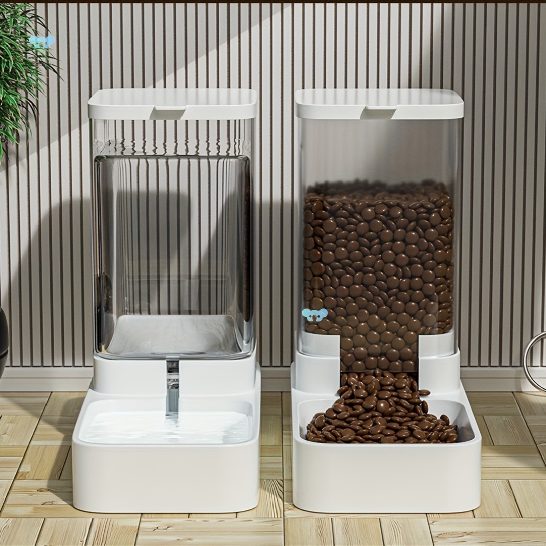 1 Set Gravity Automatic Pet Feeder And Dispenser Set Self|ru