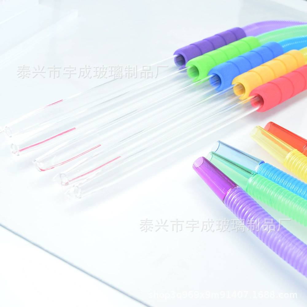 Стеклянная трубка для кальяна Yucheng, многоцветная губчатая крышка, однотонная пенопластовая ручка, оборудование для пенопластовой защиты, большое количество и хорошая цена