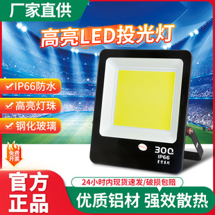 COB Outdoor Lighting Spotlights Outdoor Spotlights Factory Projection Floodlight Strong Light Super Bright Waterproof High Rod Projection Light