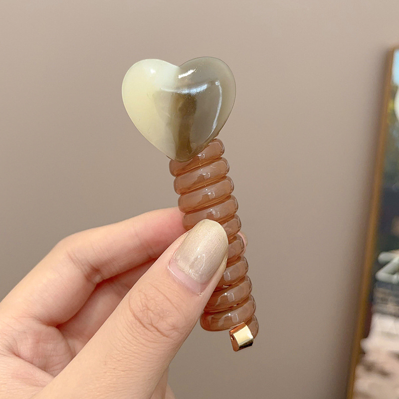 Cabeza de arco espuma trenzada primavera línea telefónica cabello de cabello para niñas de alto nivel sensación de cola de caballo trenzado artefacto para el cabello adornamiento de cabello