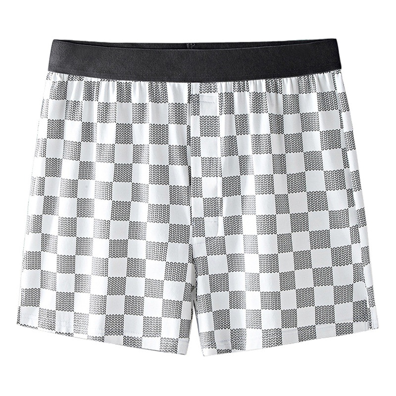 Pantalones de flecha de Modal de algodón de grapa larga para hombre, pantalones de pijama finos para hombre, pantalones cortos sueltos, calzoncillos tipo bóxer para niños, venta al por mayor