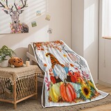 Милое одеяло, мягкий кленовый лист, осеннее