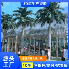 仿真大型椰子树户外水上乐园广场景观装饰玻璃钢大王椰子树定制