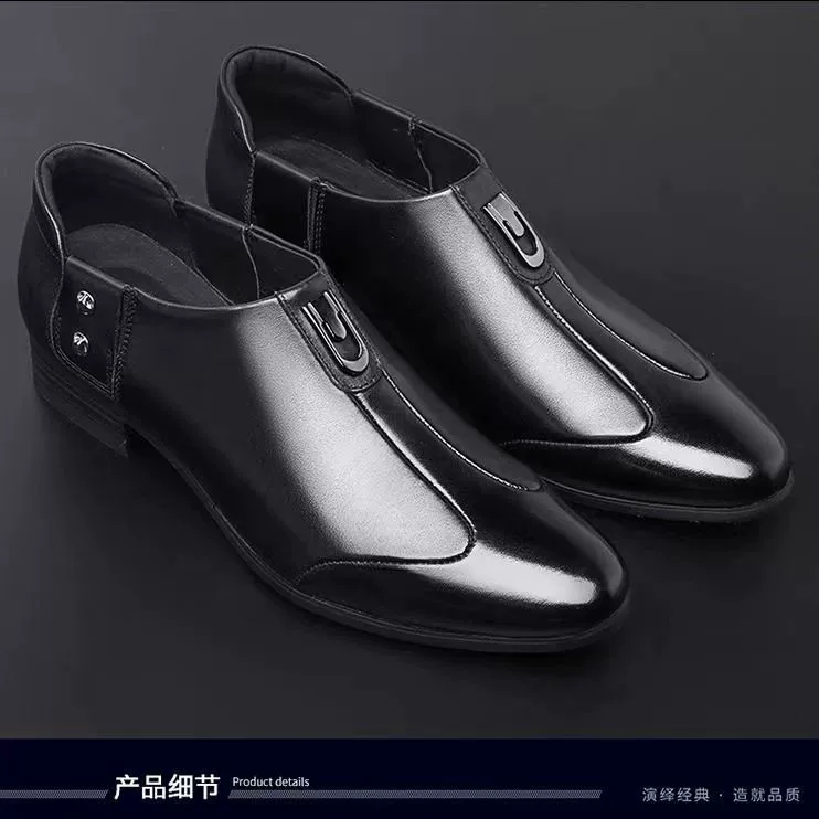 Мужская кожаная обувь мягкая кожа Мягкая подошва бизнес повседневная мужская обувь на работе охранная работа папа обувь оптом