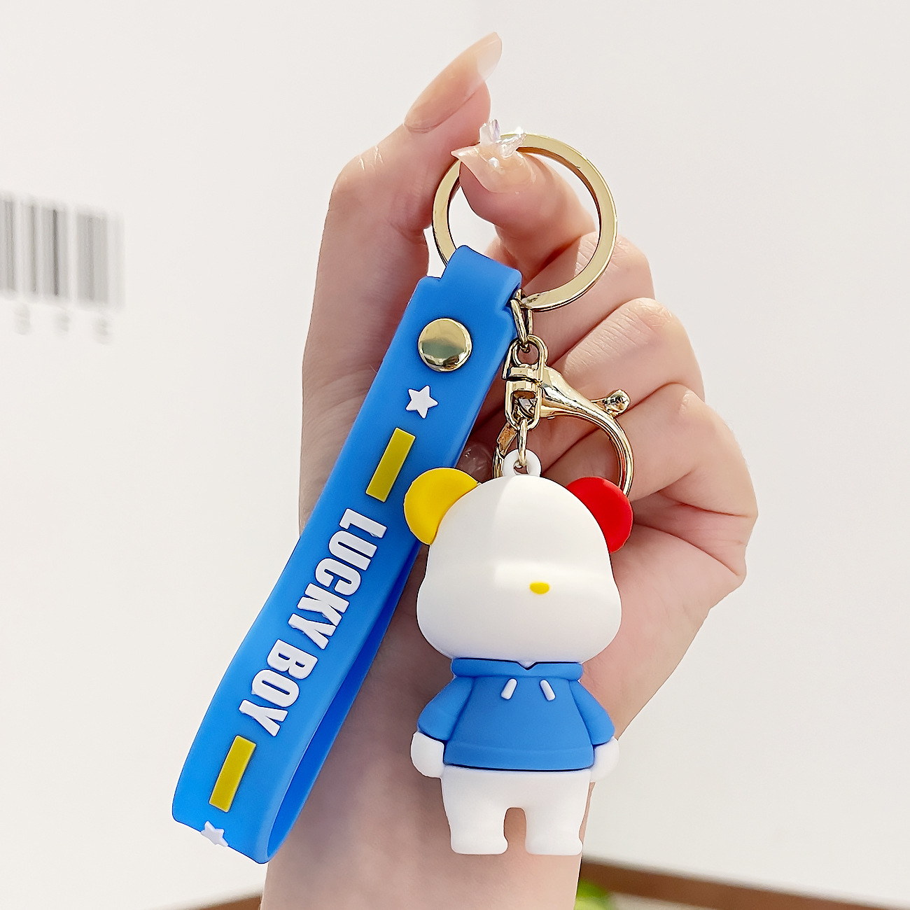 Venta directa de fábrica llavero colgante pequeño muñeca tridimensional llavero de coche mochila escolar colgante puesto al por mayor productos pequeños