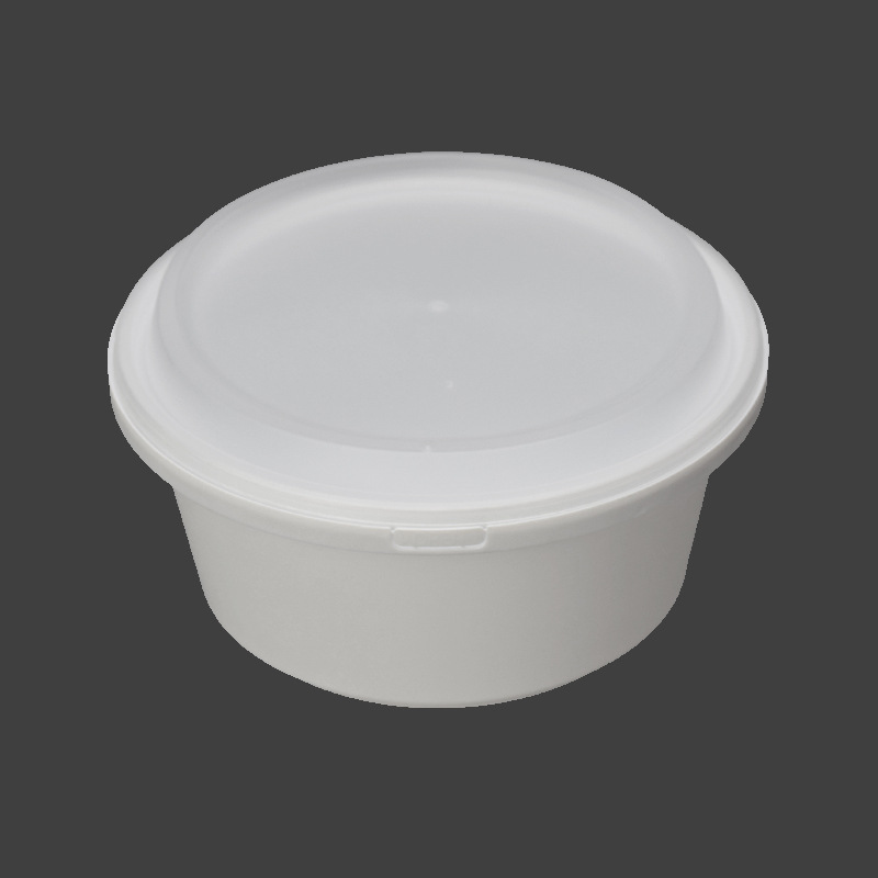 Tazón de embalaje para llevar desechable redondo imprimible engrosado plástico a prueba de fugas sopa en polvo sopa tazón picante caja de arroz caliente