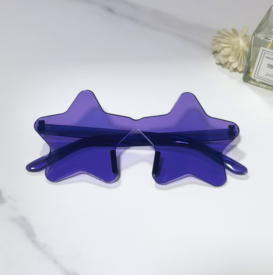 Estrellas transfronterizas sin bordes gafas de sol unisex para viajar gafas de sol anti-UV explosión no deslumbrantes ojos de sol