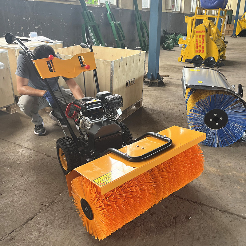 出口小型手推式扫雪机车间厂房灰车清扫机小区道路除雪机