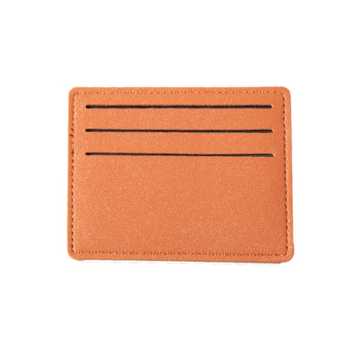 Card holder wholesale leather change credit card ID photo card holder card holder pu mini thin and light business card holder